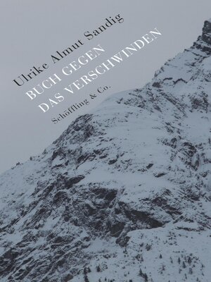 cover image of Buch gegen das Verschwinden